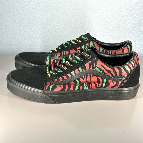 Vans A Tribe Called Quest Low End Theory Black Men’s Size 11 ATCQ Old Skool - Picture 5 of 14